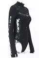 Black Pattern Bodysuit