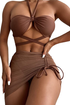 Halter Criss Cross Bathing Set