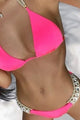 Crystal Halter Push Up Bikini