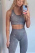 Seamless basic sports & tights set