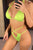 Lumo Yellow Thong Bikini